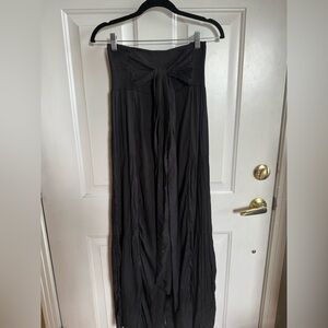 Black Silky palazzo pants